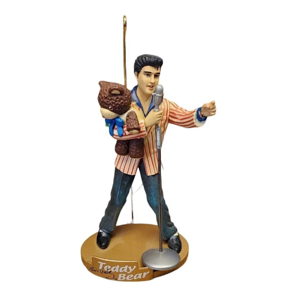 Elvis Presley "Teddy Bear" Vintage 2002 Christmas Ornament Trevco